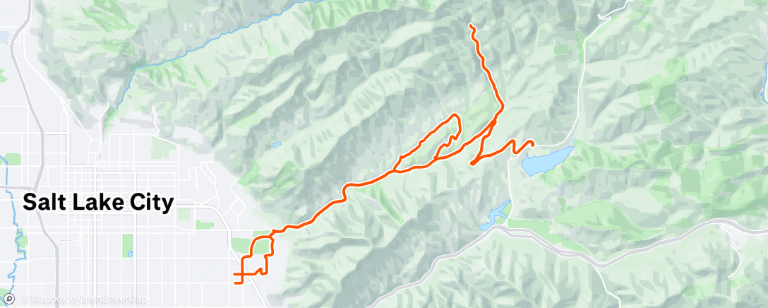 Mapa da atividade, Lunch Ride