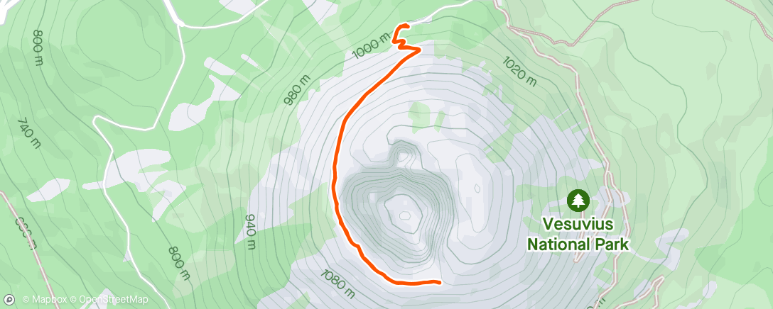 Mapa de la actividad (Afternoon Hike)