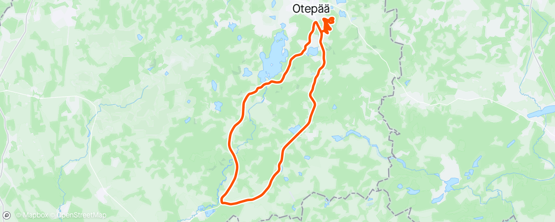 Map of the activity, Otepaa GP