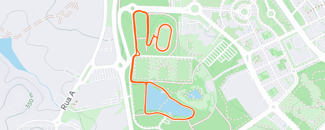 Карта физической активности (Afternoon Run)