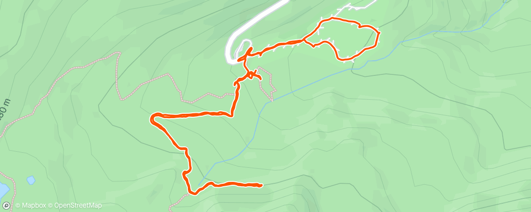 Map of the activity, Great Basin - some snow, some campground exploration