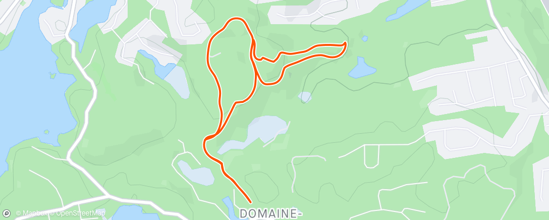 Mapa de la actividad (Rando à Forêt Héritage)