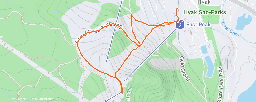 Map of the activity, Up and Down