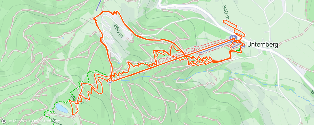 Karte der Aktivität „Mountainbike-Fahrt am Nachmittag”