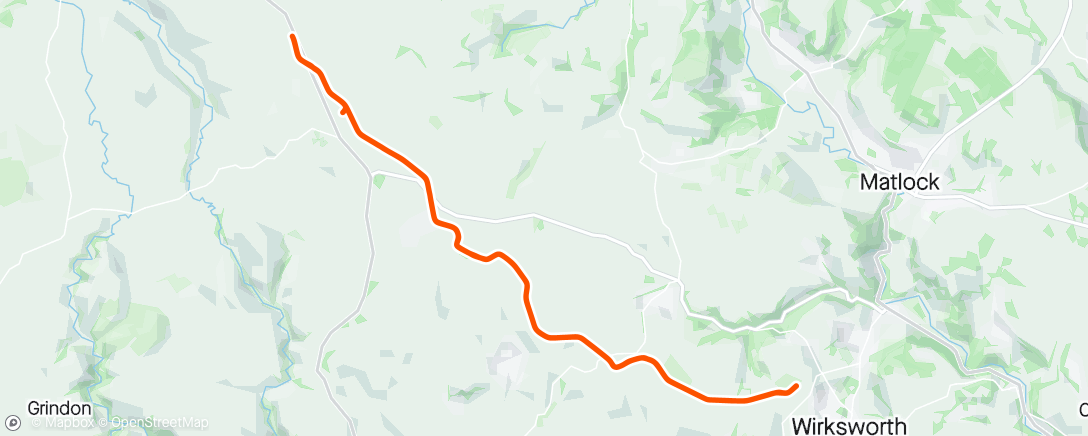 活动地图，Middleton Top to Parsley Hay along the High Peak Trail