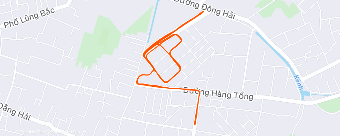 Map of the activity, 12*400/R45s