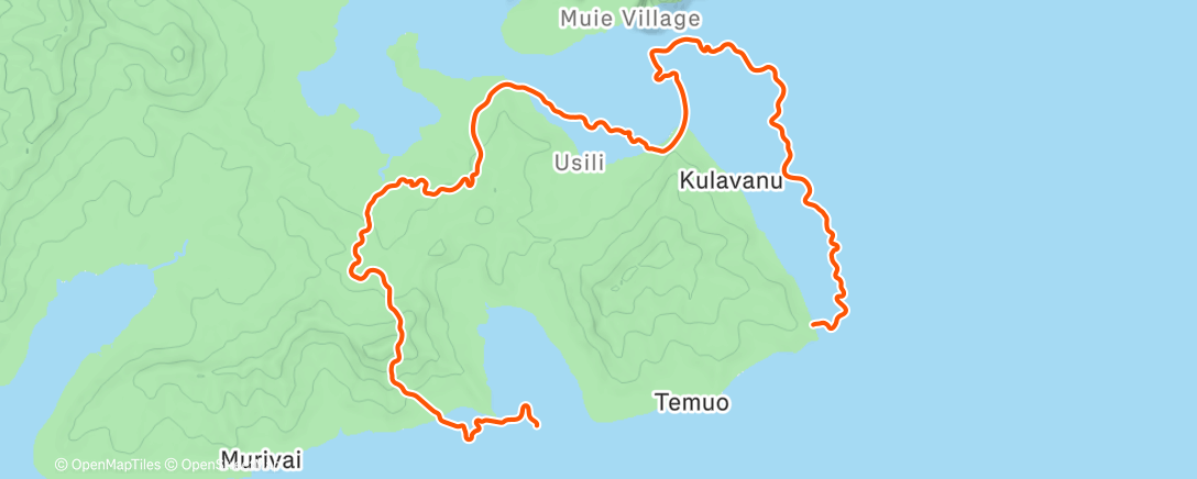 Map of the activity, Zwift - Watopia