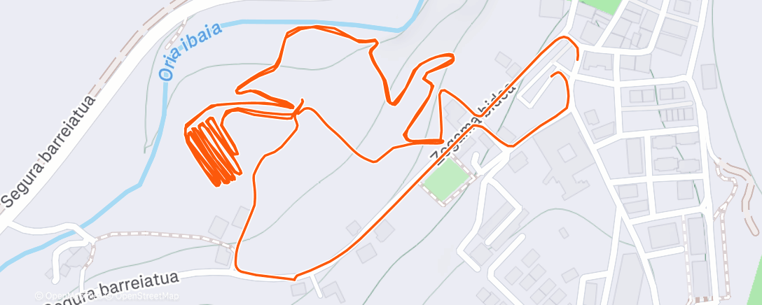 Карта физической активности (Bicicleta por la mañana)