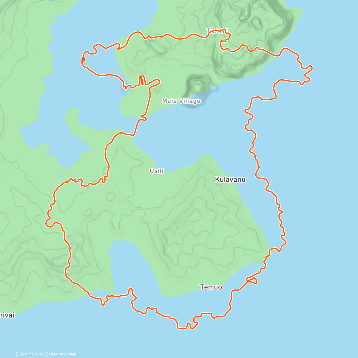 Map of the activity, Zwift - The Big Ring in Watopia