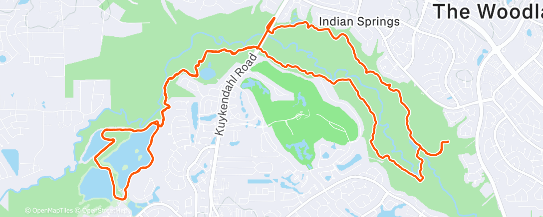Map of the activity, Lunch Ride