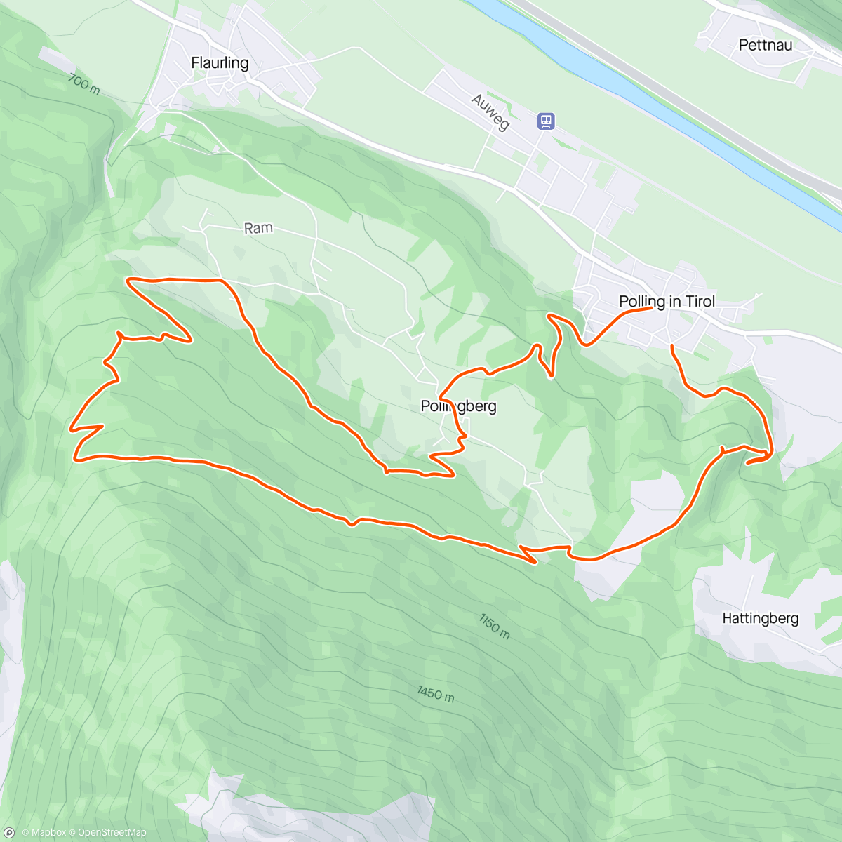 Map of the activity, If you can't ride, hike