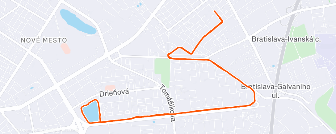 Map of the activity, easy