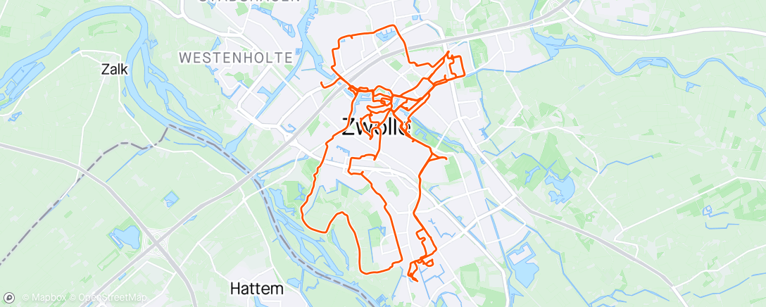 Map of the activity, *Amsterdams accent*: "God hoort je brommen"