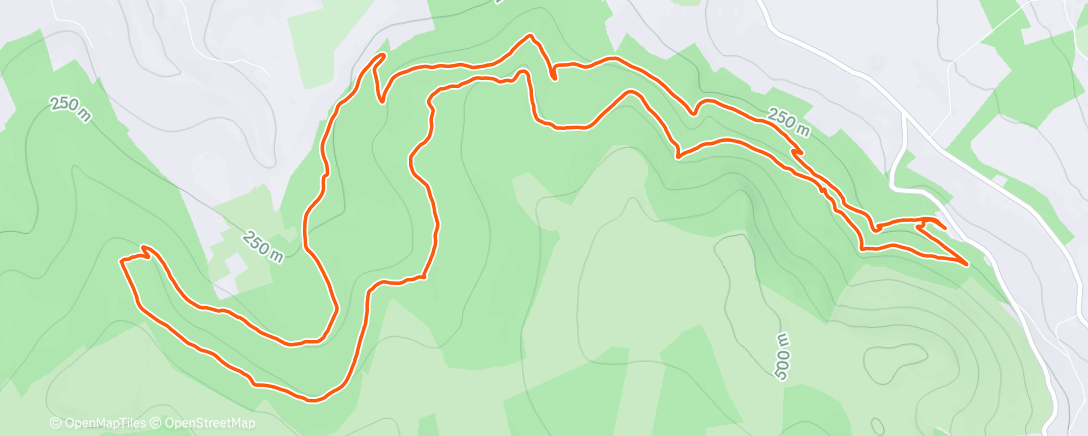Map of the activity, Spin with Ray, Ballyhoura.