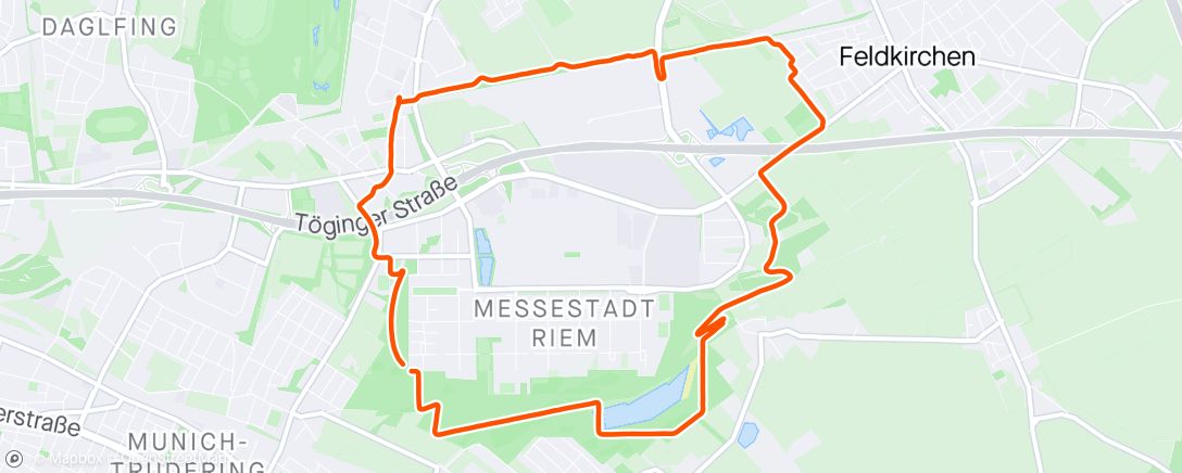 活动地图，Mittagslauf