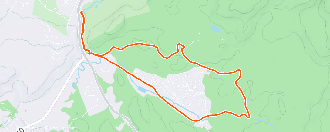 Карта физической активности (Morning Run)