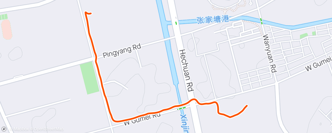 Map of the activity, Afternoon Walk