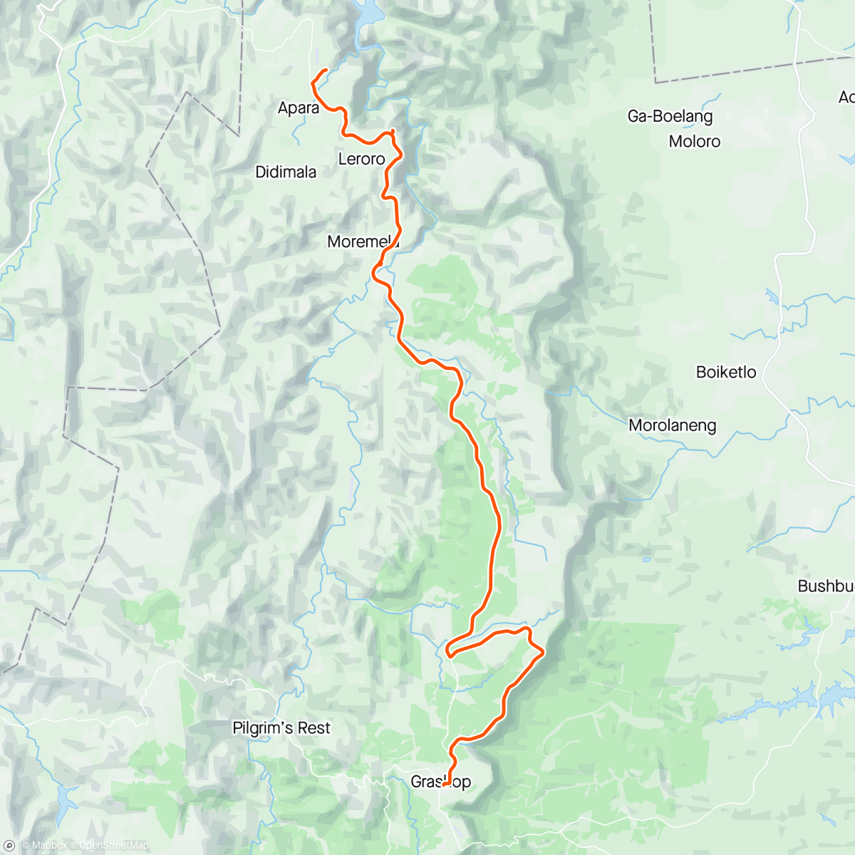 アクティビティ「Panorama route 🥰🤩」の地図