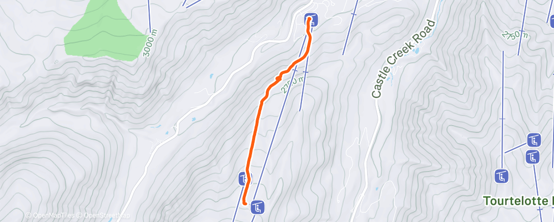 Map of the activity, Highlands with Jeffy !