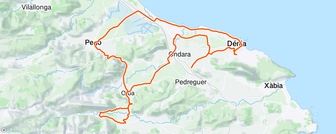 Map of the activity, 7x7 min