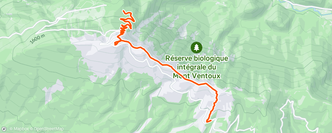 Map of the activity, Rando bivouac J2 : cabane du contrat - sommet - chalet reynard