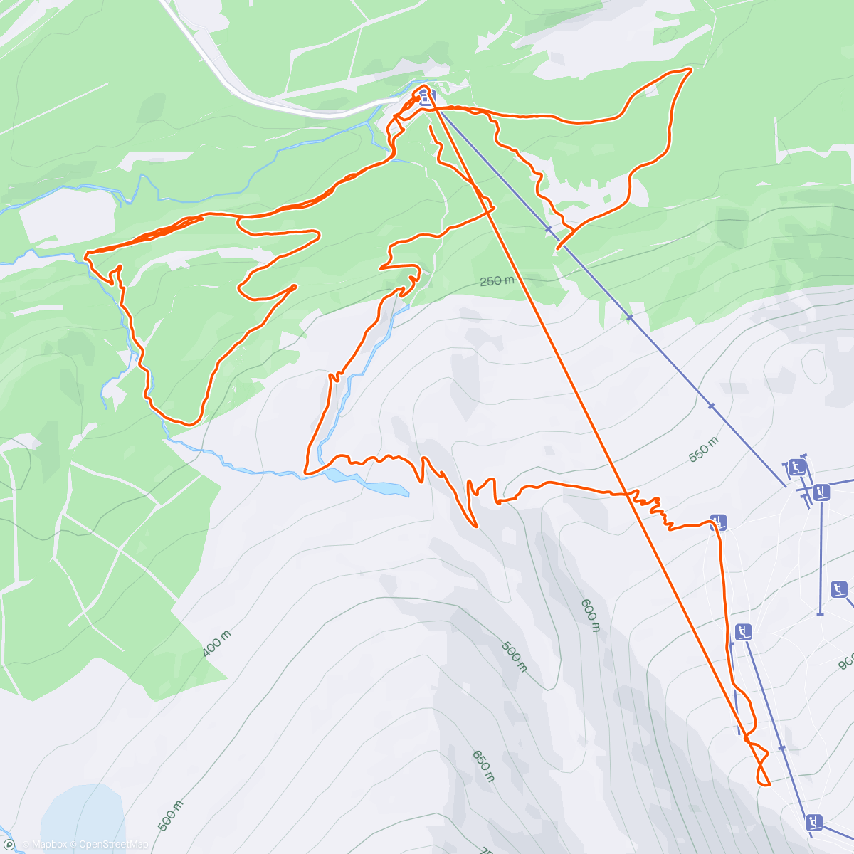 Map of the activity, Macavalanche 2024