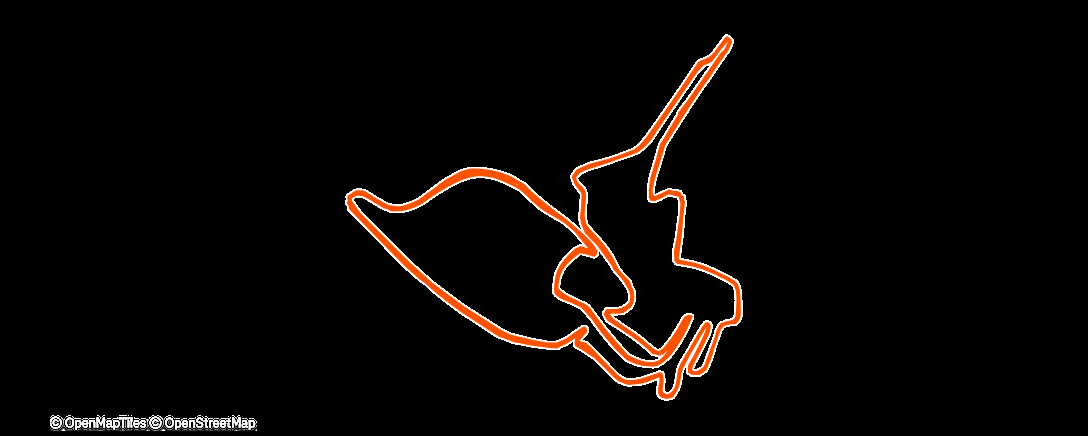 Map of the activity, WC Gavere