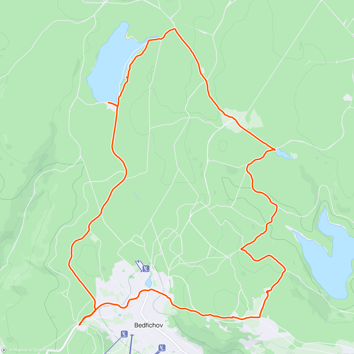 Map of the activity, Herohero walk