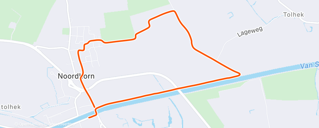 Map of the activity, Nine-loopje