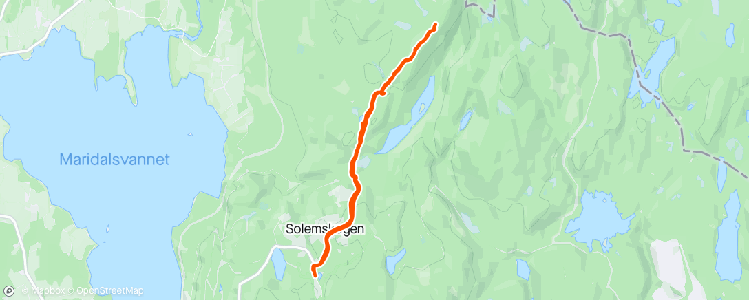 Map of the activity, Søndagsgig med Salomon