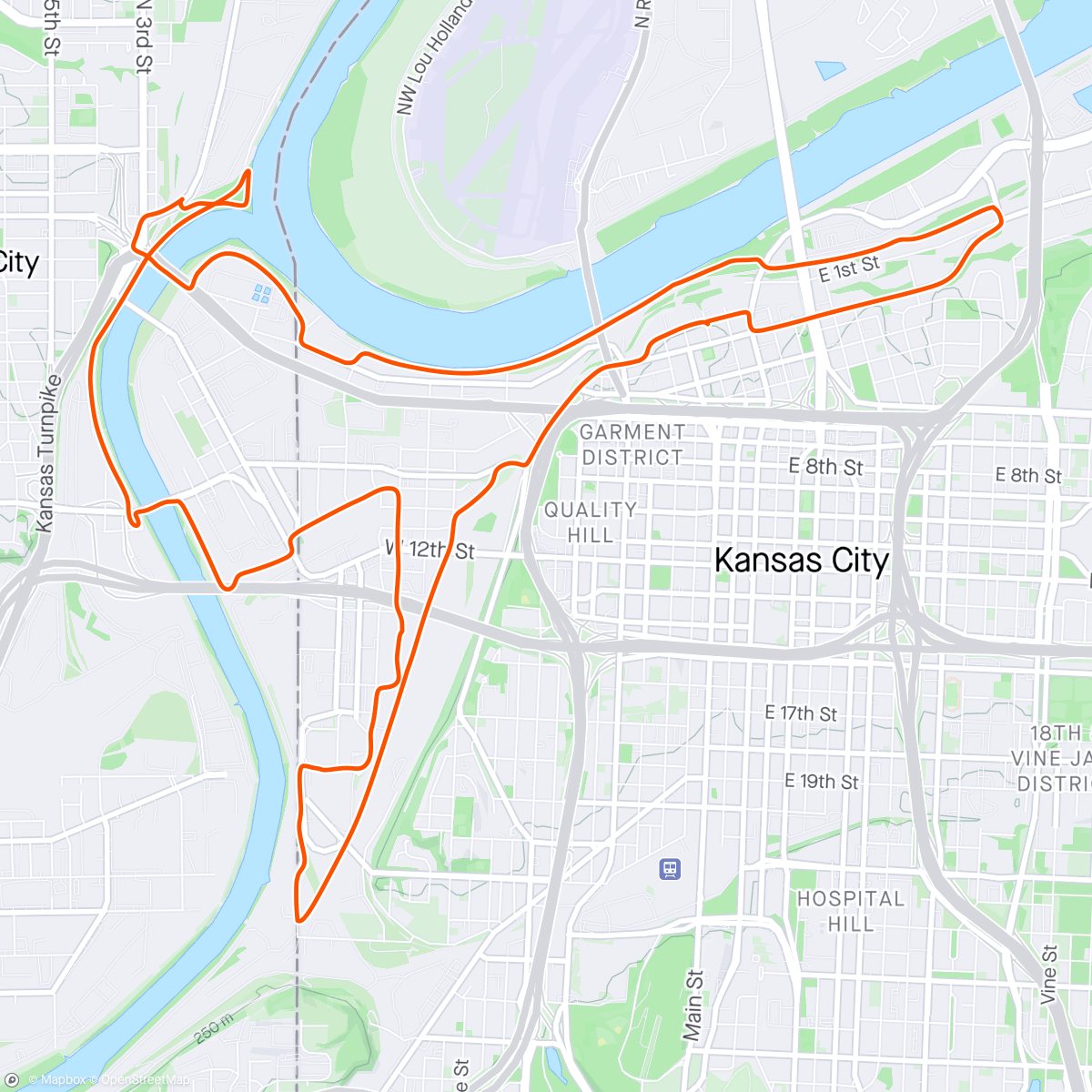 Map of the activity, Cycle city gravel - got the new bike out