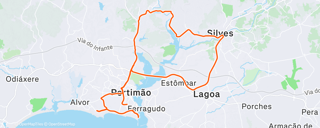 Карта физической активности (Morning Ride)