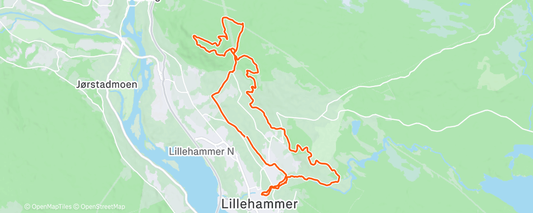 Карта физической активности (1000 høydemeter igjen 👊)