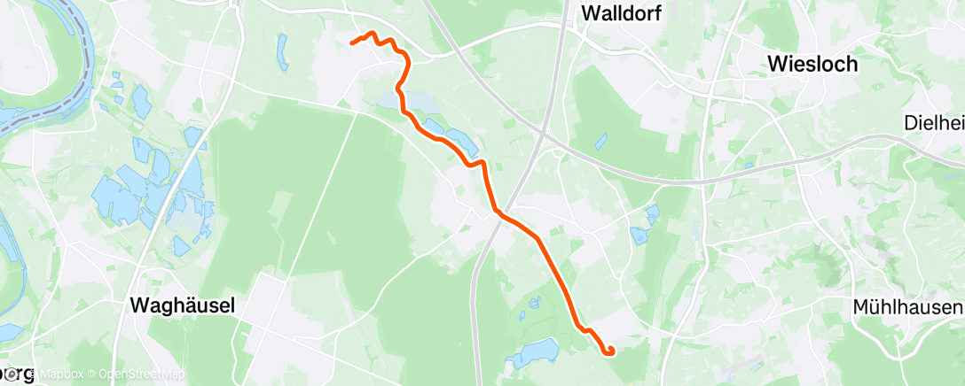 Map of the activity, Morning Ride