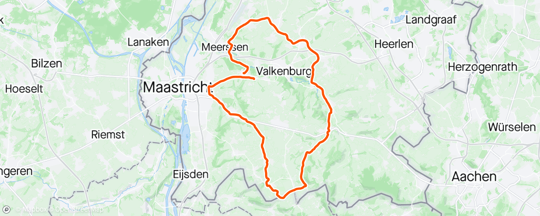 Map of the activity, Toeren rondom Amstel Gold Race