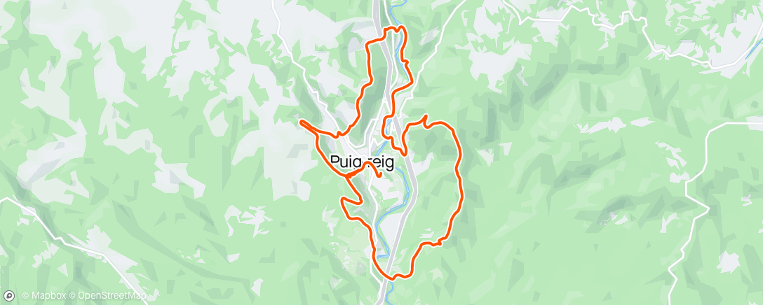 Map of the activity, Pugo Reig Trail