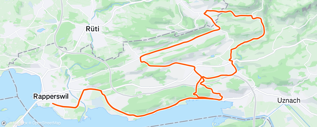 Map of the activity, IM 70.3 Switzerland - Bike - Hella climbs, but feeling stronger than I thought
