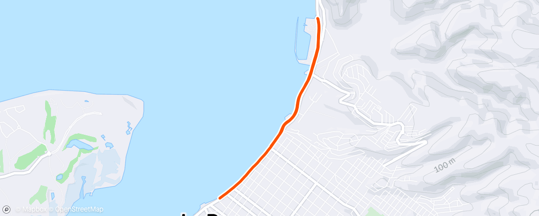 Map of the activity, Morning Run
