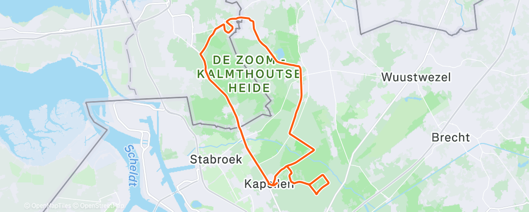 Map of the activity, Middagrit