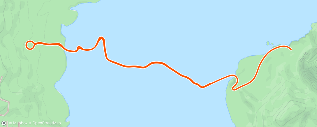 Map of the activity, Zwift - Climb Portal: Cote de Pike at 50% Elevation in Watopia