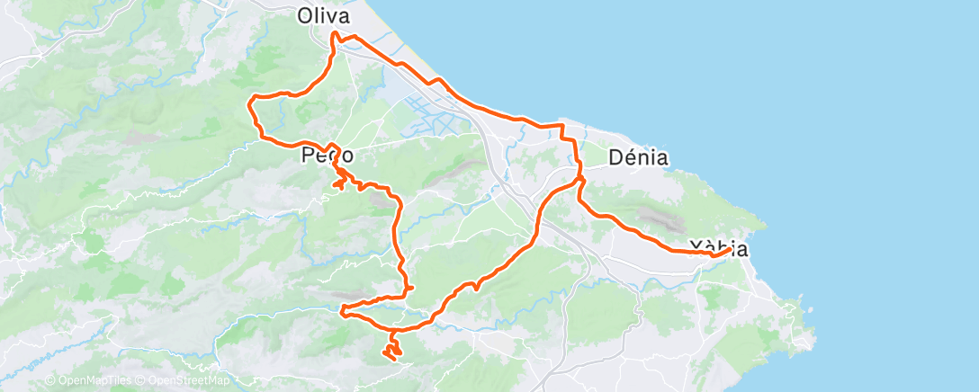 Map of the activity, Morning Ride