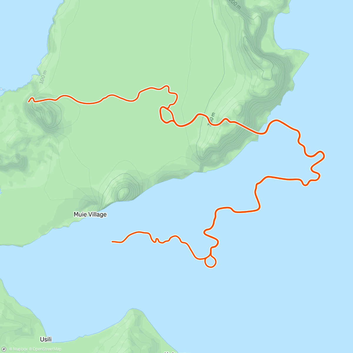 Mapa de la actividad (Zwift - HIIT 80% FTP #2 on Flat Out Fast in Watopia)