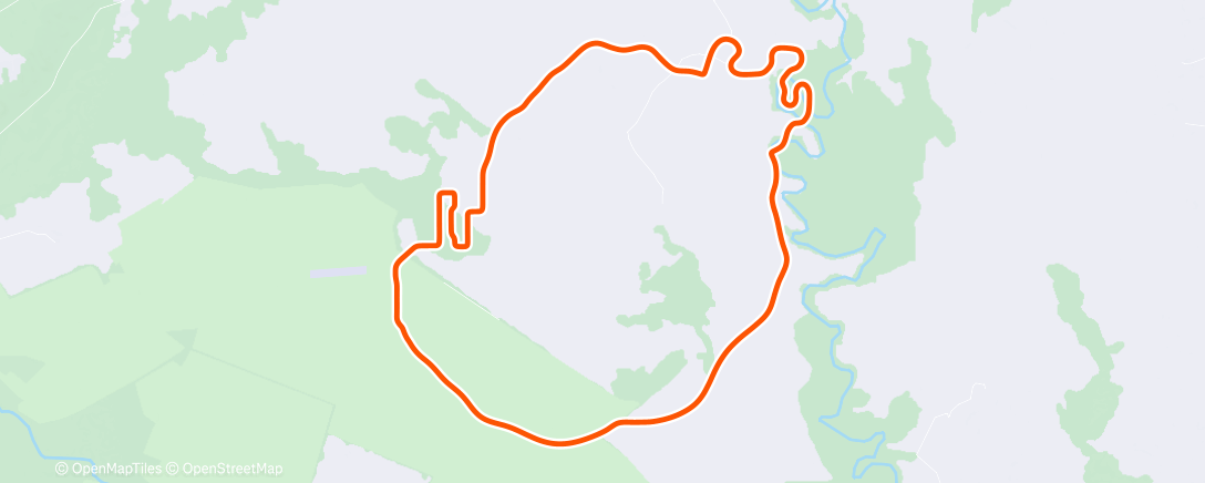 Map of the activity, MyWhoosh - Coffee Trail