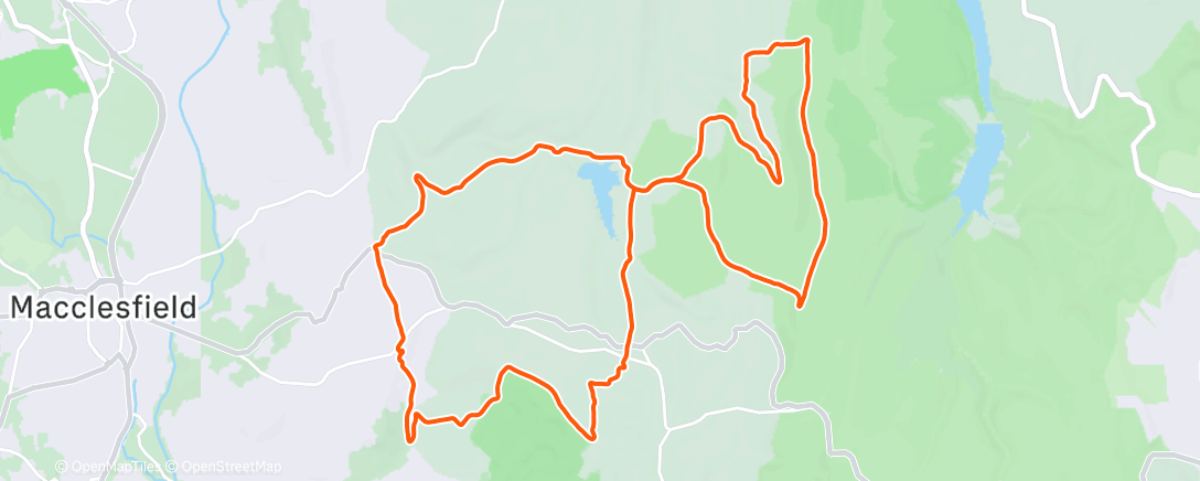Map of the activity, Macc Forest