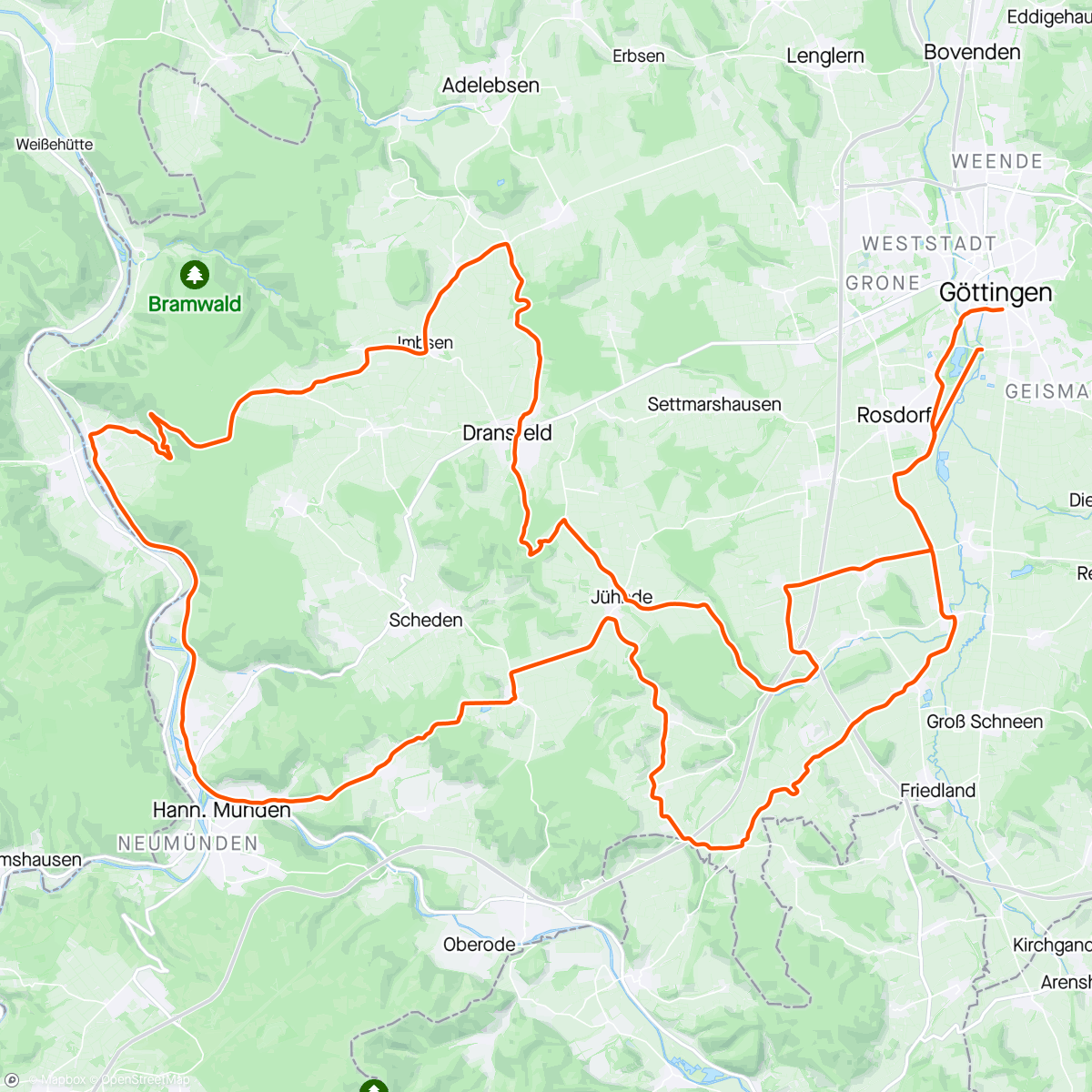 Map of the activity, TDE Göttingen 2024