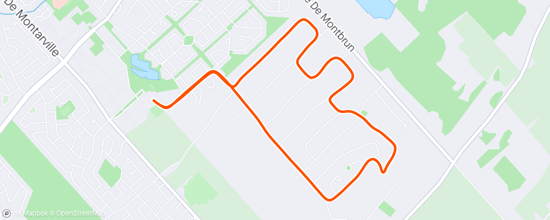Map of the activity, CCC Boucherville