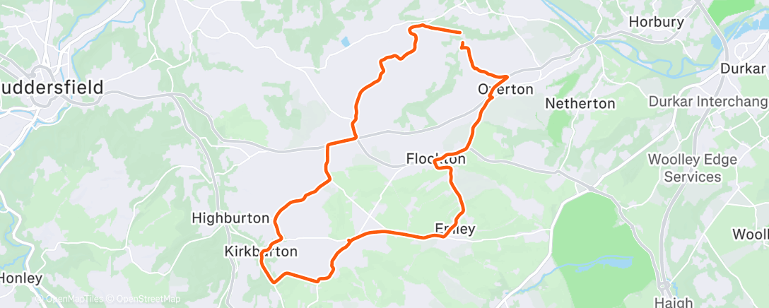 Карта физической активности (Morning Ride)