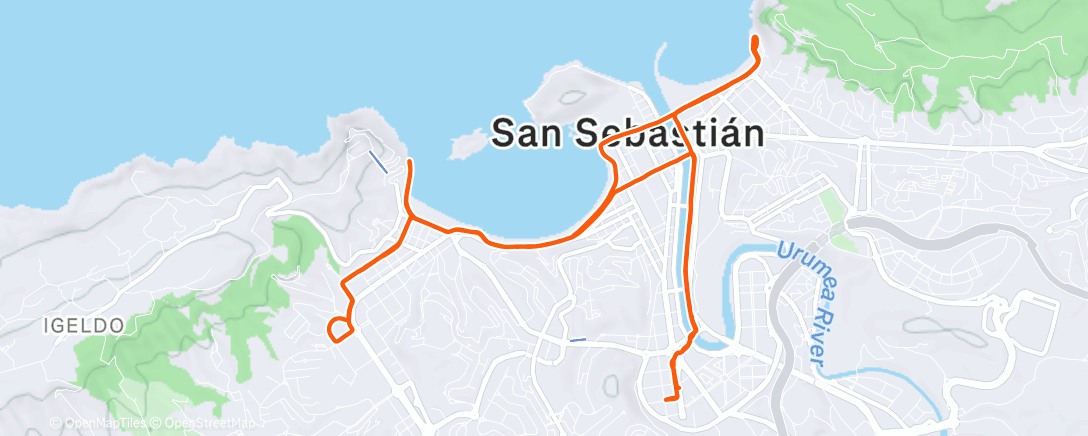 Карта физической активности (Carrera de mañana)