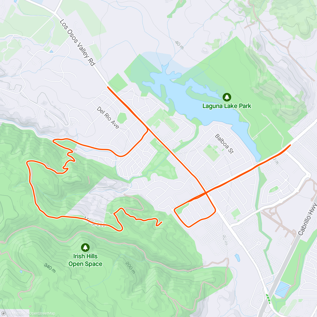 Map of the activity, Old stomping grounds