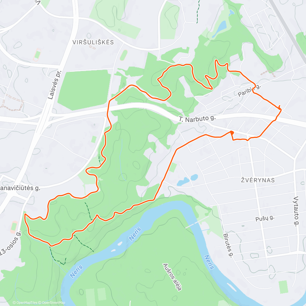 Map of the activity, 🎄 Kūčios multisport